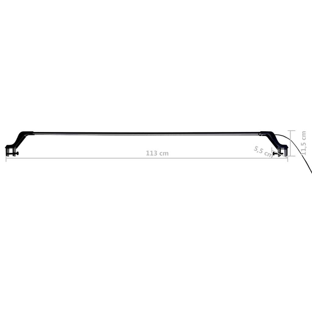 Luce a LED per Acquario con Morsetti 115-130 cm Blu e Bianco