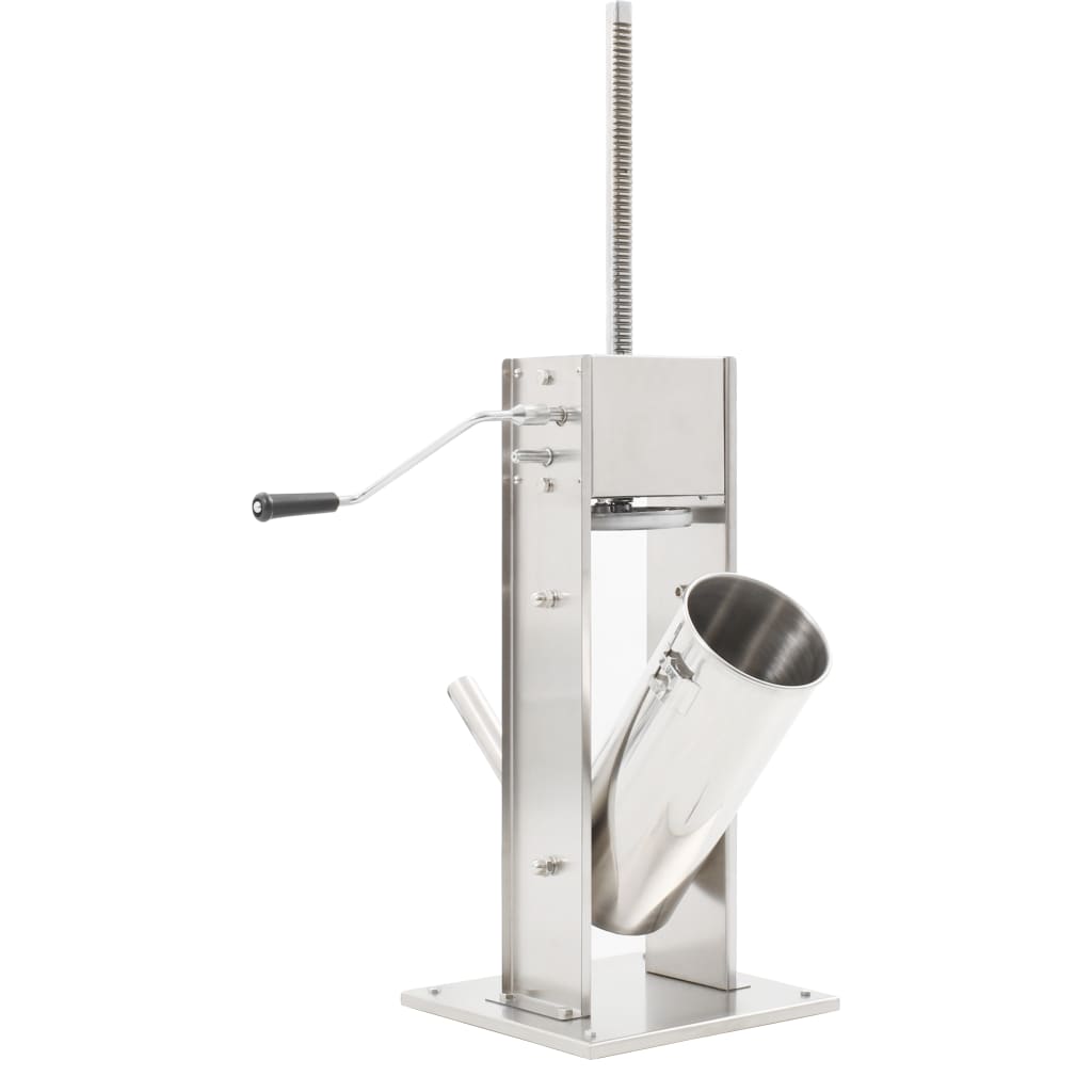 Insaccatrice Manuale Argento 5 L in Acciaio Inossidabile