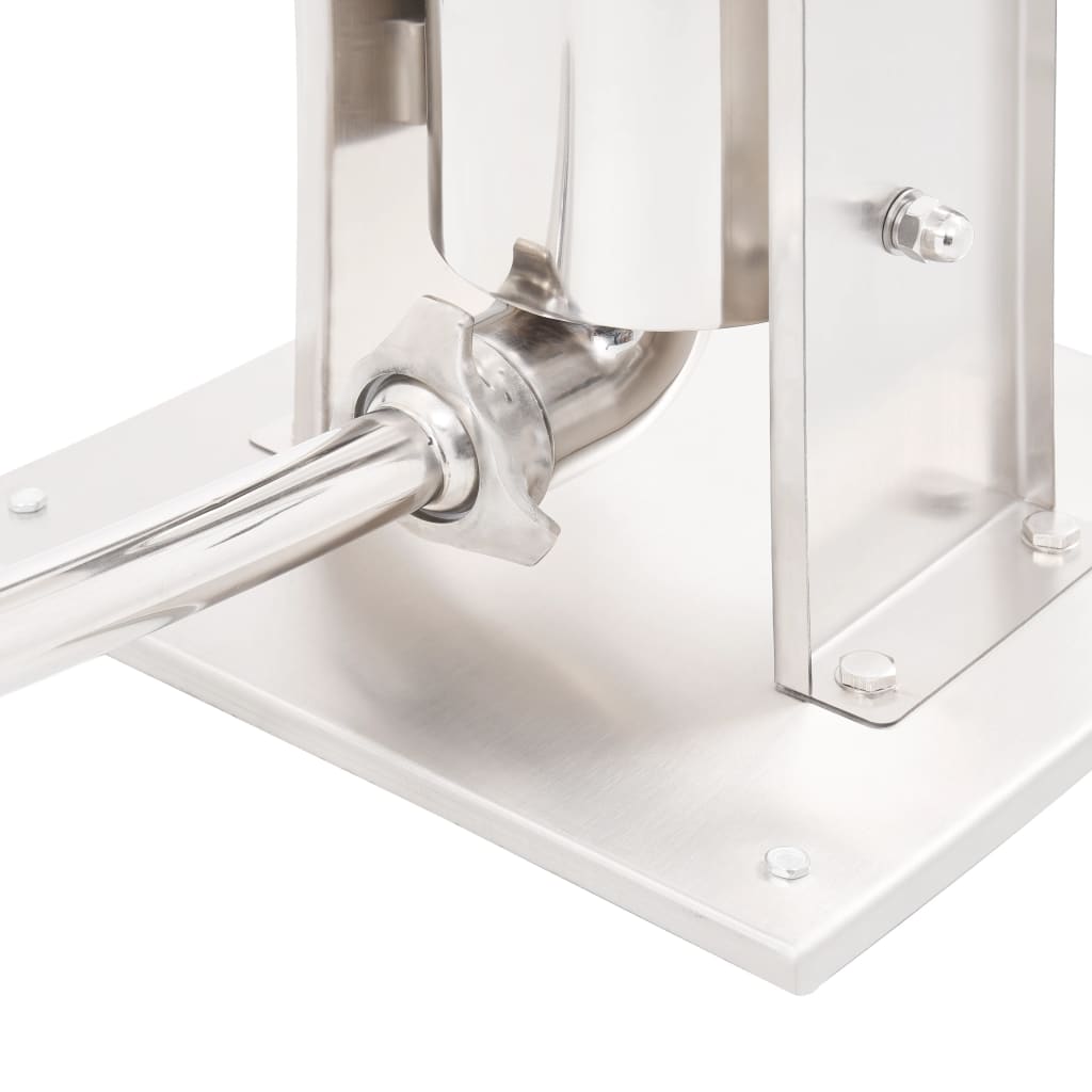 Insaccatrice Manuale Argento 5 L in Acciaio Inossidabile