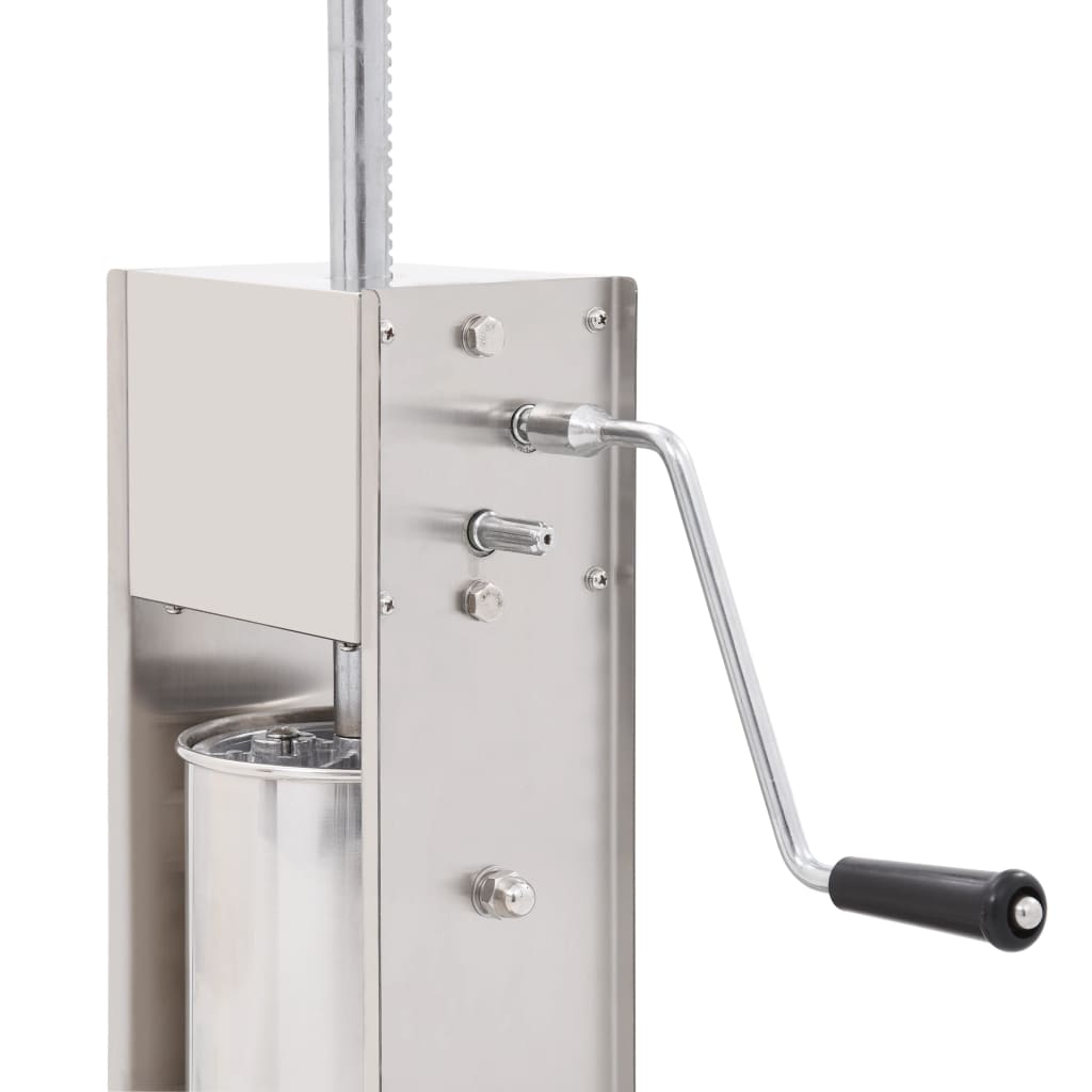 Insaccatrice Manuale Argento 7 L in Acciaio Inossidabile