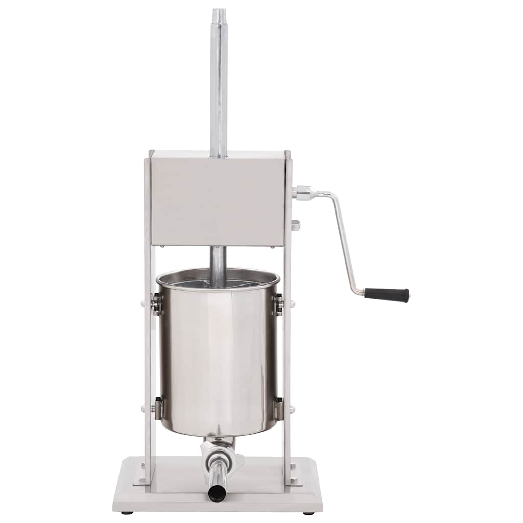 Insaccatrice Manuale Argento 10 L in Acciaio Inossidabile