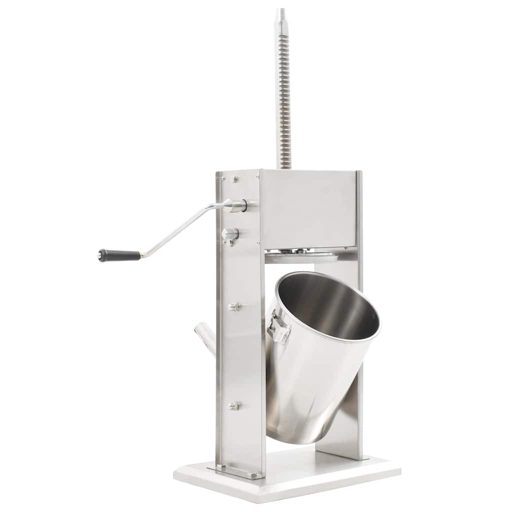 Insaccatrice Manuale Argento 10 L in Acciaio Inossidabile