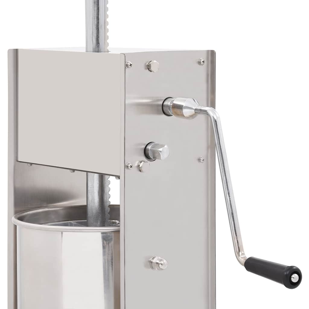 Insaccatrice Manuale Argento 10 L in Acciaio Inossidabile
