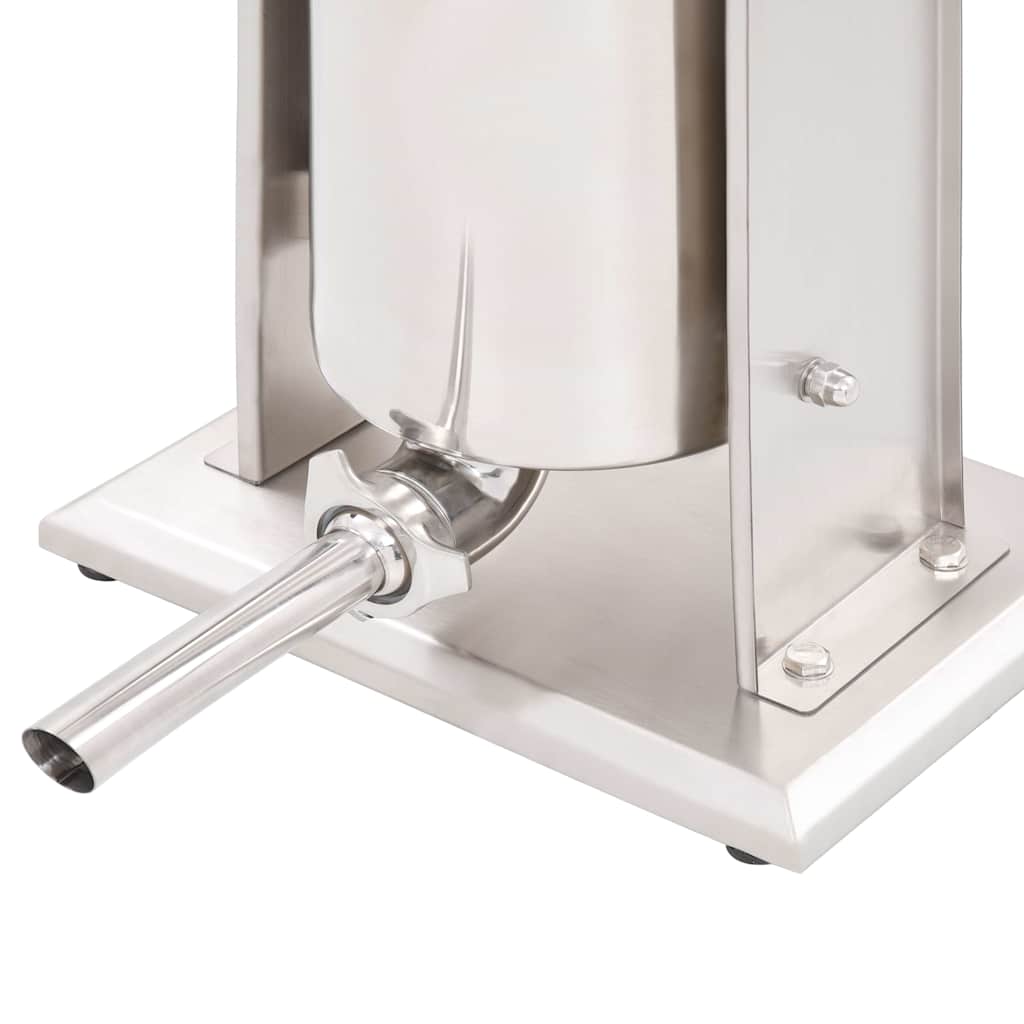 Insaccatrice Manuale Argento 10 L in Acciaio Inossidabile