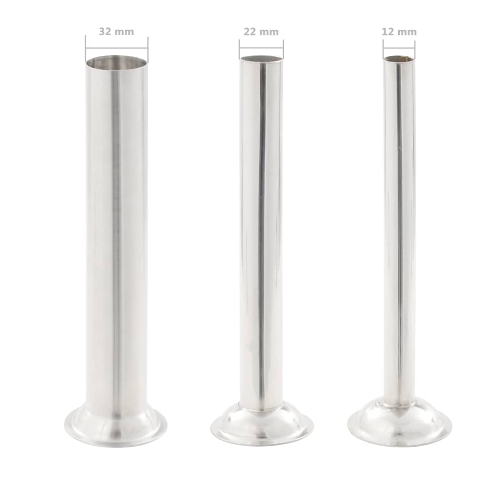 Insaccatrice Manuale Argento 10 L in Acciaio Inossidabile