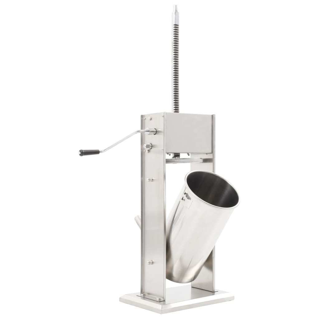 Insaccatrice Manuale Argento 15 L in Acciaio Inossidabile