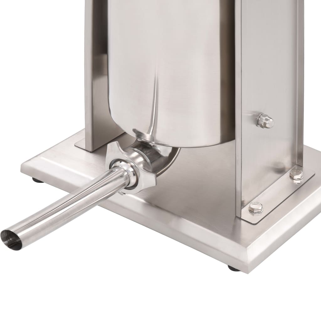 Insaccatrice Manuale Argento 15 L in Acciaio Inossidabile