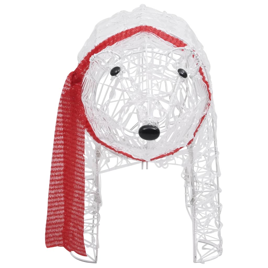 Decorazione Luminosa di Natale Orso 45 LED 71x20x38cm Acrilico