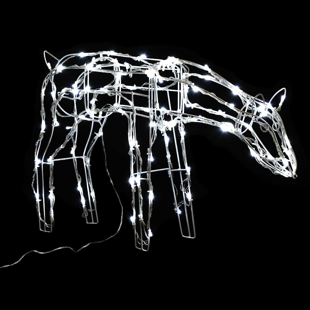 Decorazioni di Natale a Forma di Renne 3 pz 229 LED