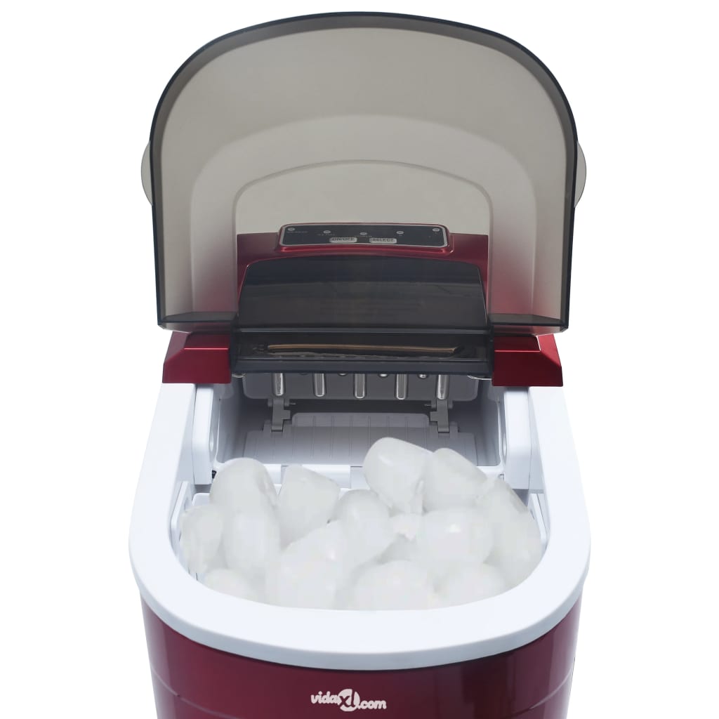 Macchina per il Ghiaccio Rossa 2,4 L 15 kg / 24 h
