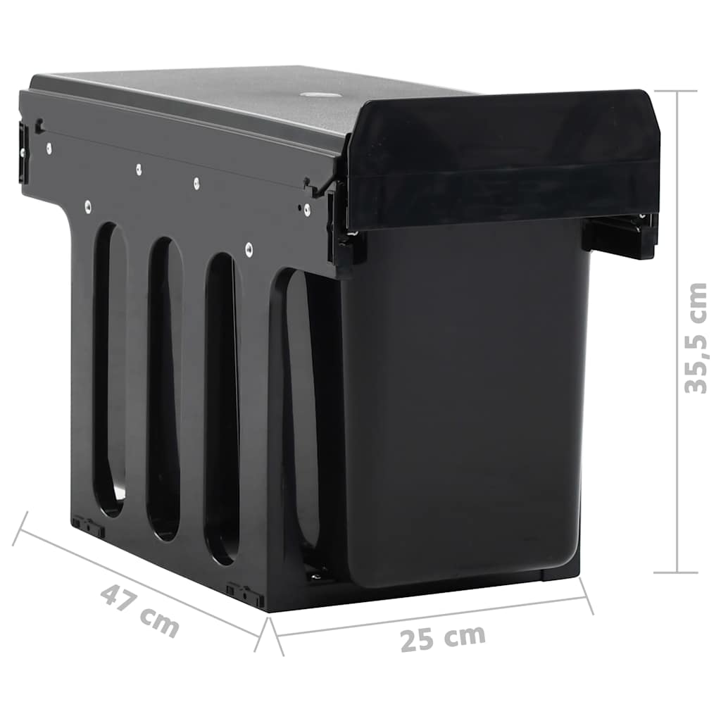 Cestino Estraibile per Mobile Cucina Chiusura Ammortizzata 20L