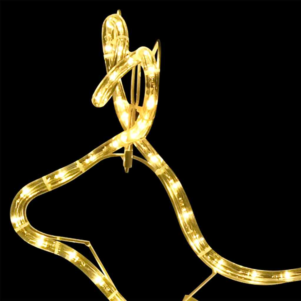Renne e Slitta Decorazione Natalizia per Esterni 252 LED