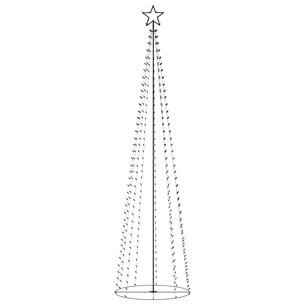 Albero di Natale a Cono con 400 LED Colorato 100x360 cm