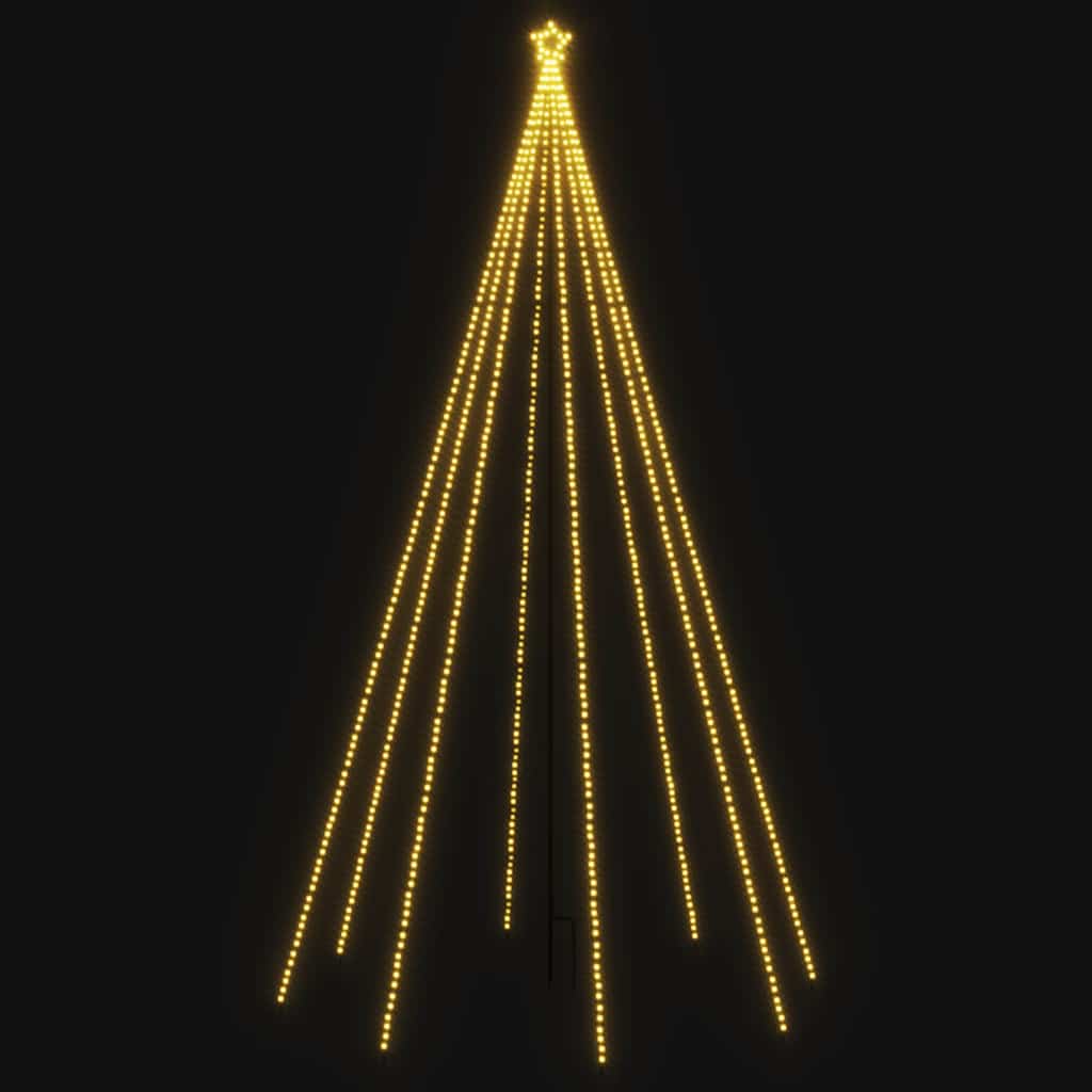 Albero di Natale a Cascata Luci LED Interni Esterni 800 LED 5 m