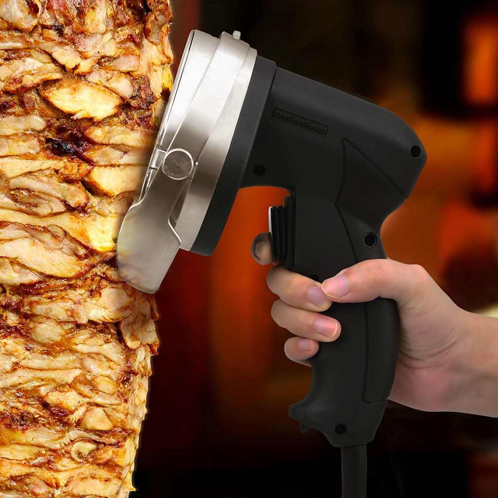 Affettatrice Doner Kebab con 2 Lame e Cote 100 mm
