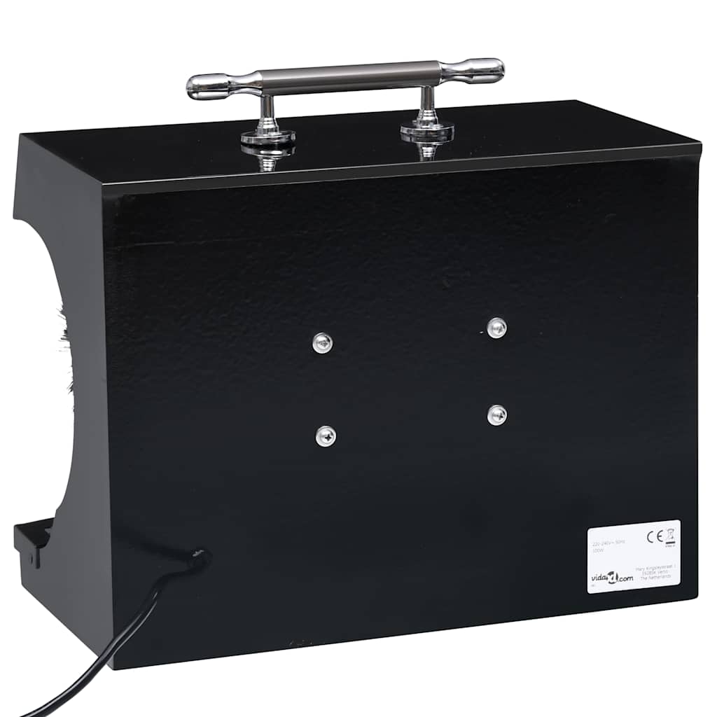 Macchina Lucidascarpe Elettrica Automatica Nera