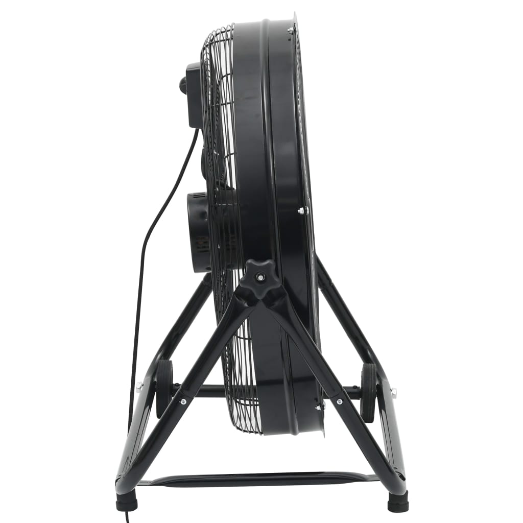 Ventilatore a Tamburo Industriale 60 cm 172,5 W Nero