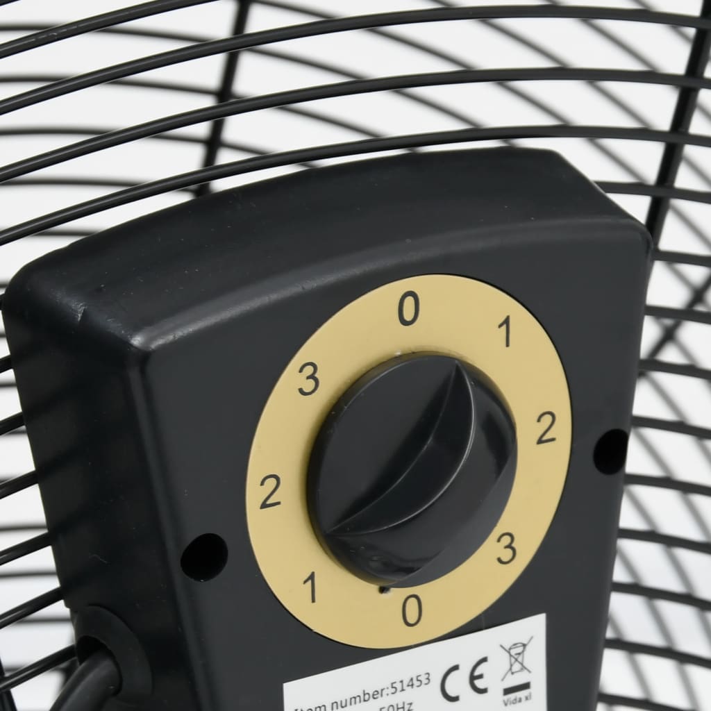 Ventilatore a Tamburo Industriale 60 cm 172,5 W Nero
