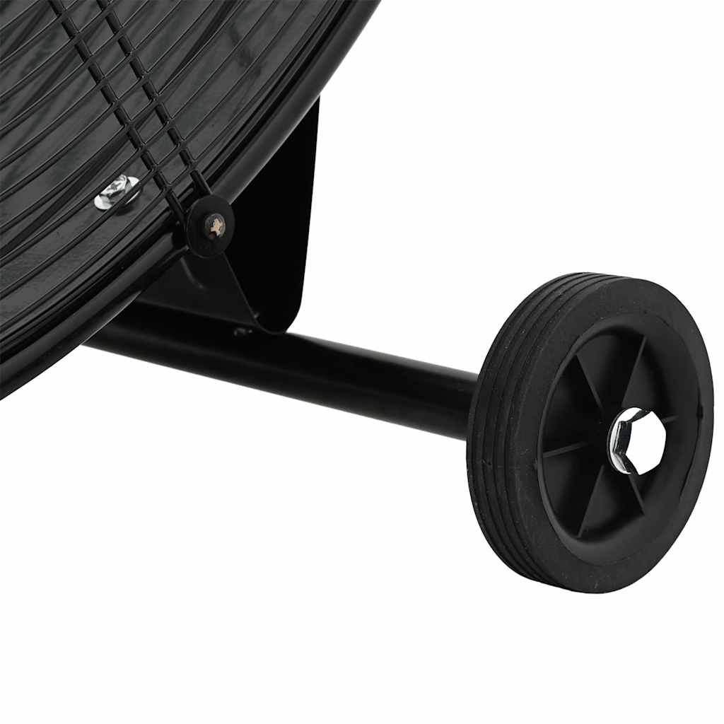 Ventilatore a Tamburo Industriale 77 cm 187,7 W Nero