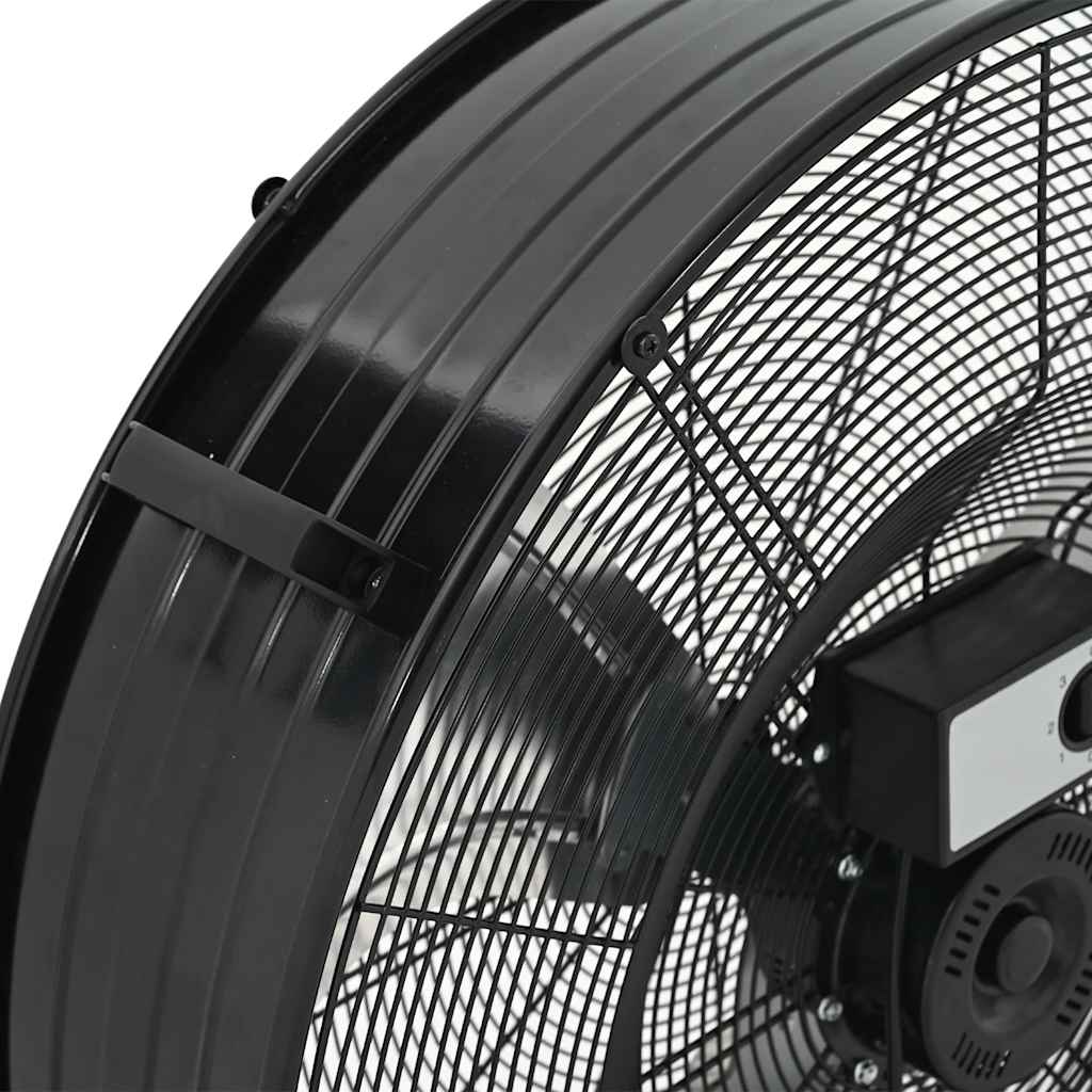 Ventilatore a Tamburo Industriale 77 cm 187,7 W Nero