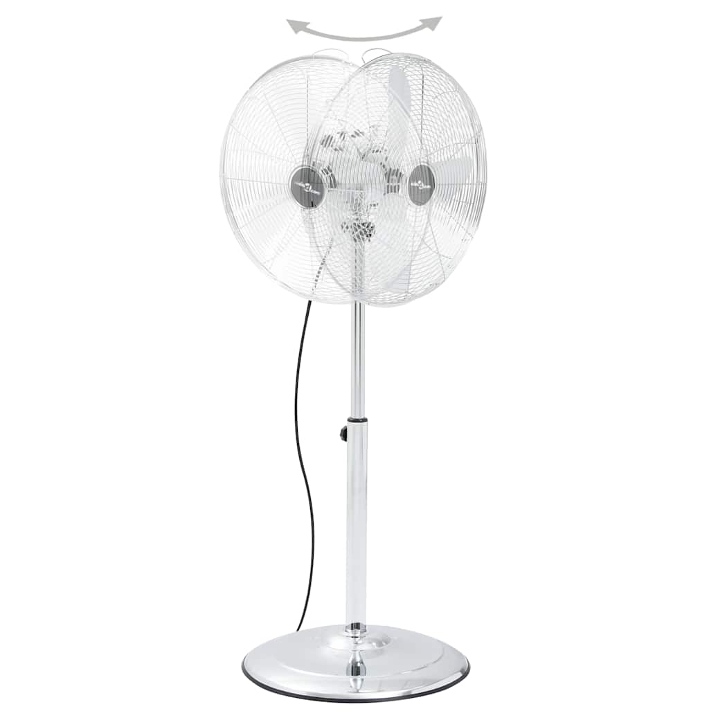 Ventilatore a Piantana 3 Velocità 40cm Cromato