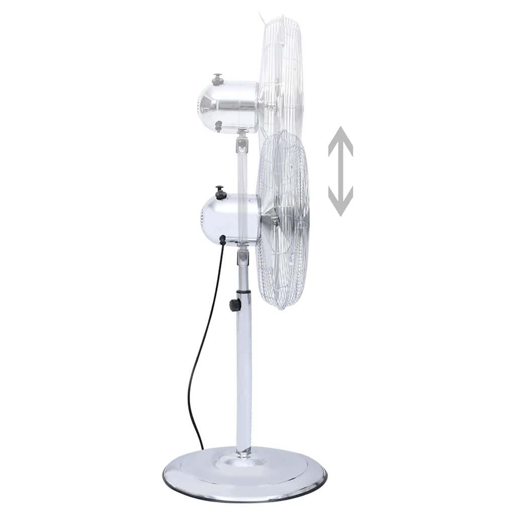 Ventilatore a Piantana 3 Velocità 40cm Cromato
