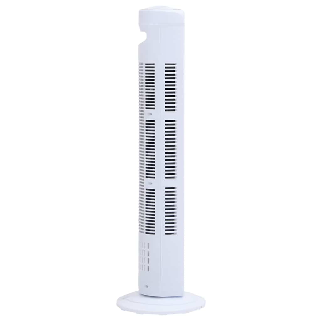 Ventilatore a Torre Φ24x80 cm Bianco