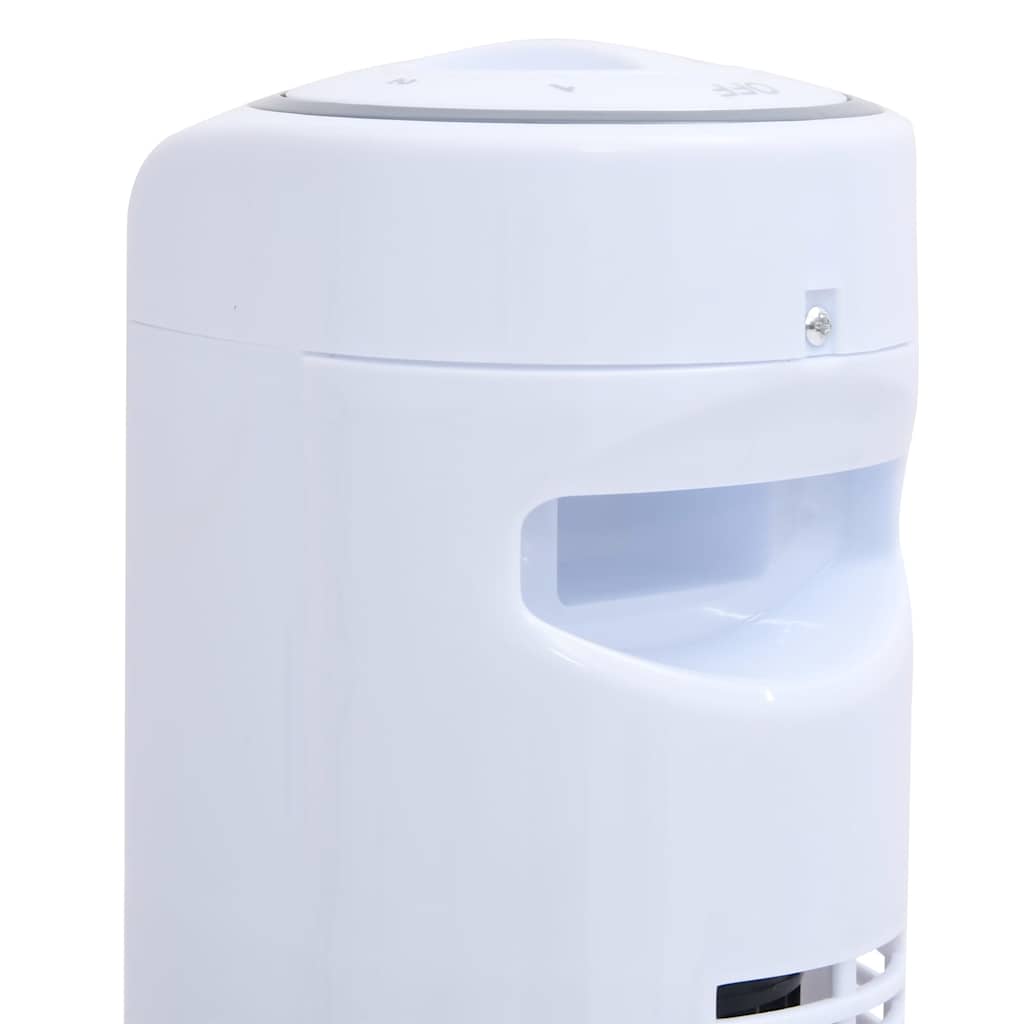 Ventilatore a Torre Φ24x80 cm Bianco