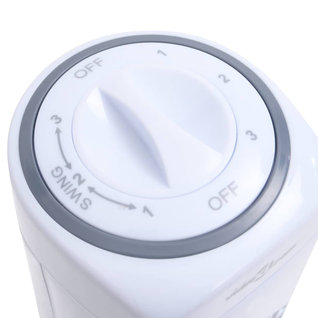 Ventilatore a Torre Φ24x80 cm Bianco