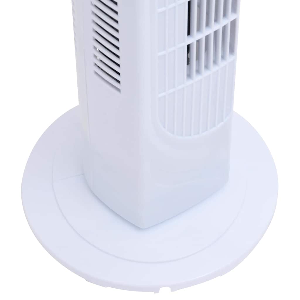 Ventilatore a Torre Φ24x80 cm Bianco