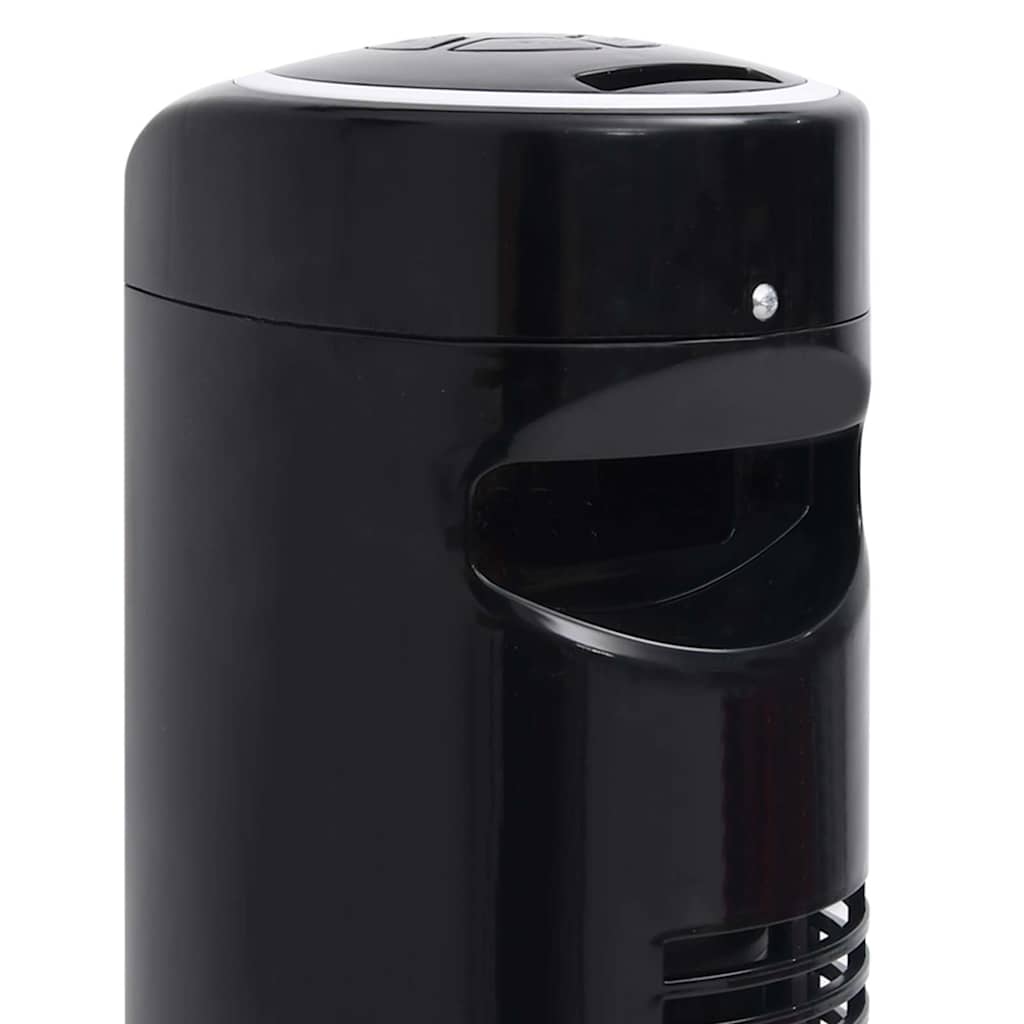 Ventilatore a Torre con Telecomando e Timer Φ24x80 cm Nero