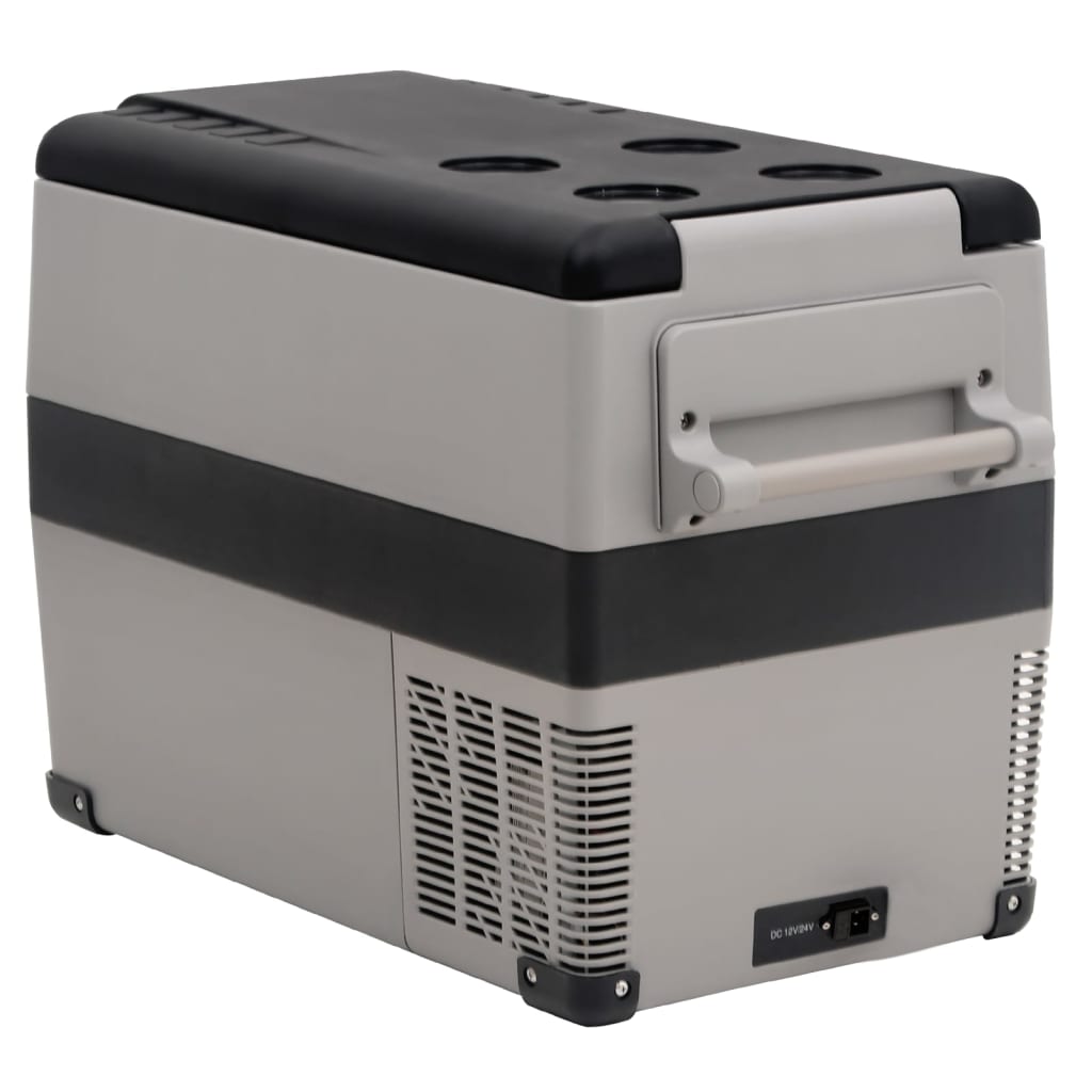 Borsa Frigo con Manico Nera e Grigia 35 L in PP e PE