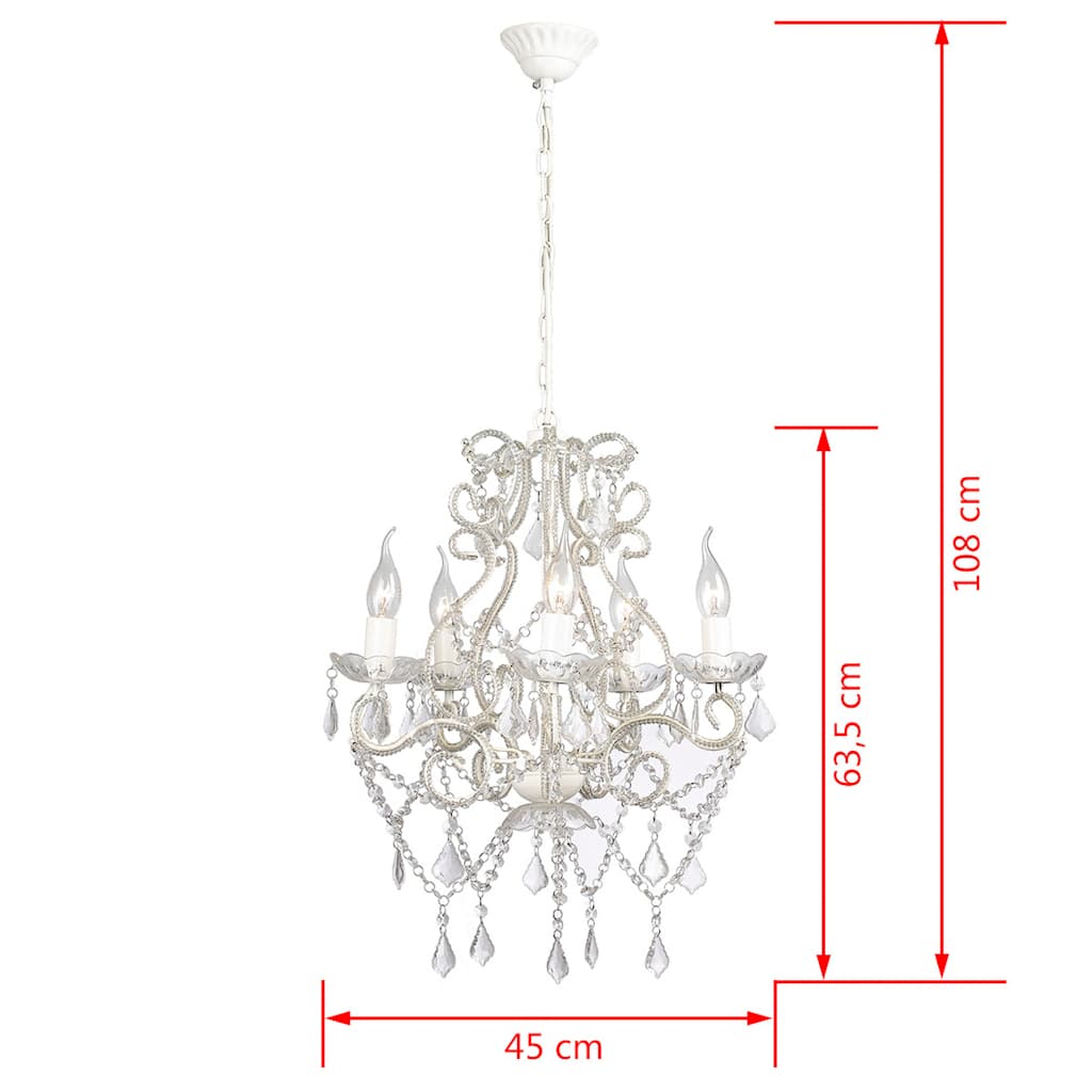Candelabro con 2800 Cristalli E14
