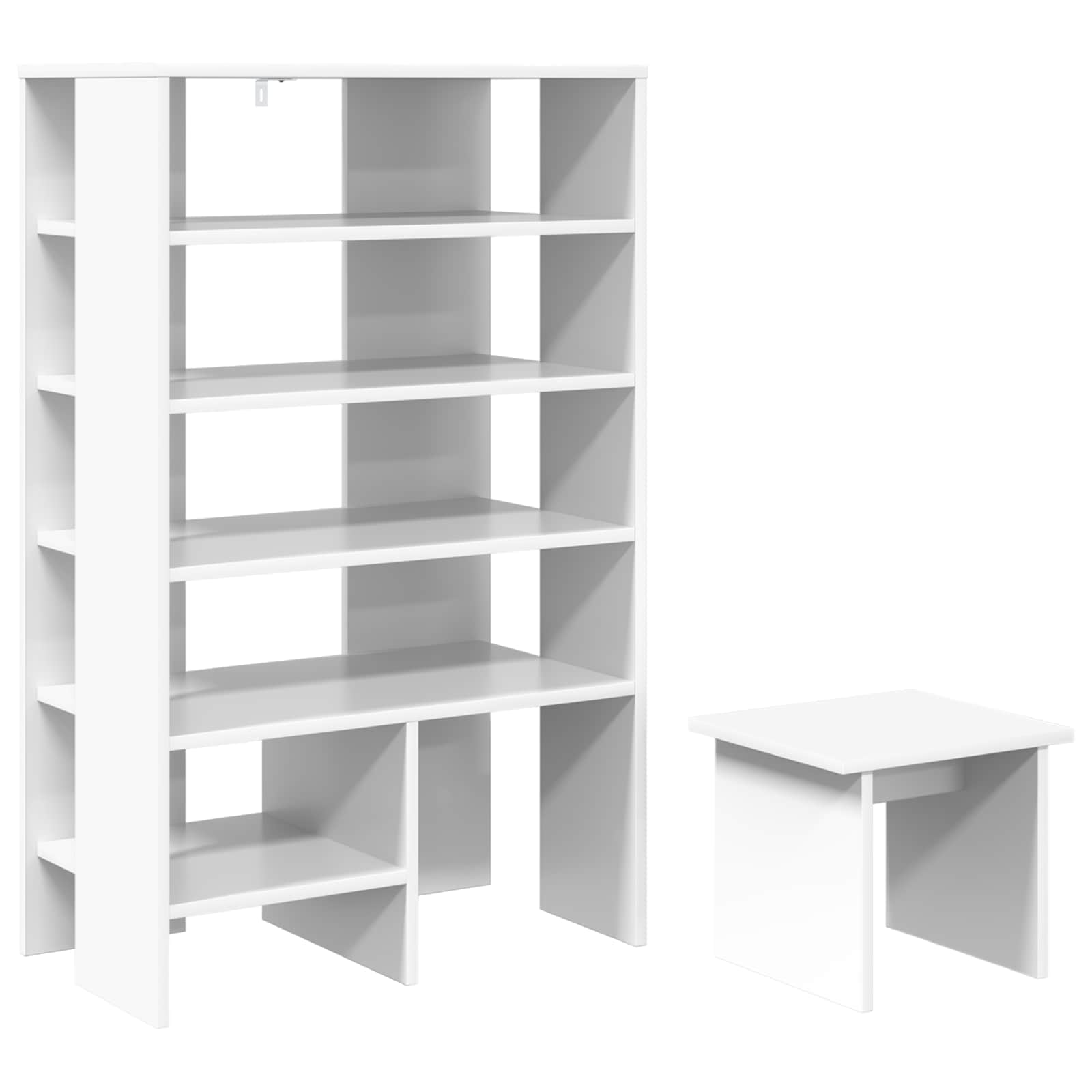 Mobile per scarpe 2 pz 62 x 35 x 100 cm Legno ingegnerizzato