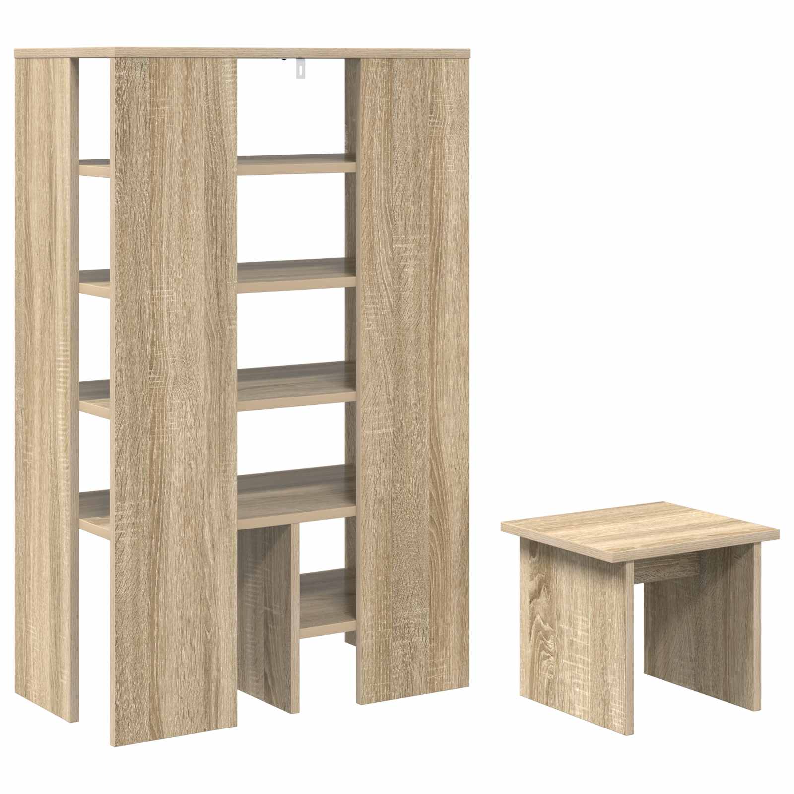 Mobile per scarpe 2 pz 62 x 35 x 100 cm Legno ingegnerizzato