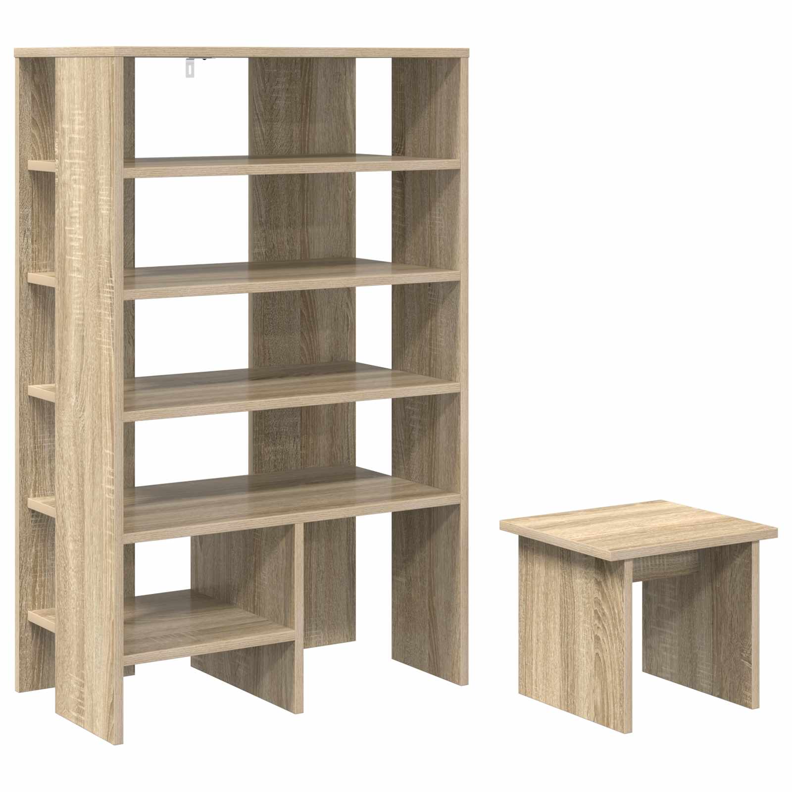 Mobile per scarpe 2 pz 62 x 35 x 100 cm Legno ingegnerizzato