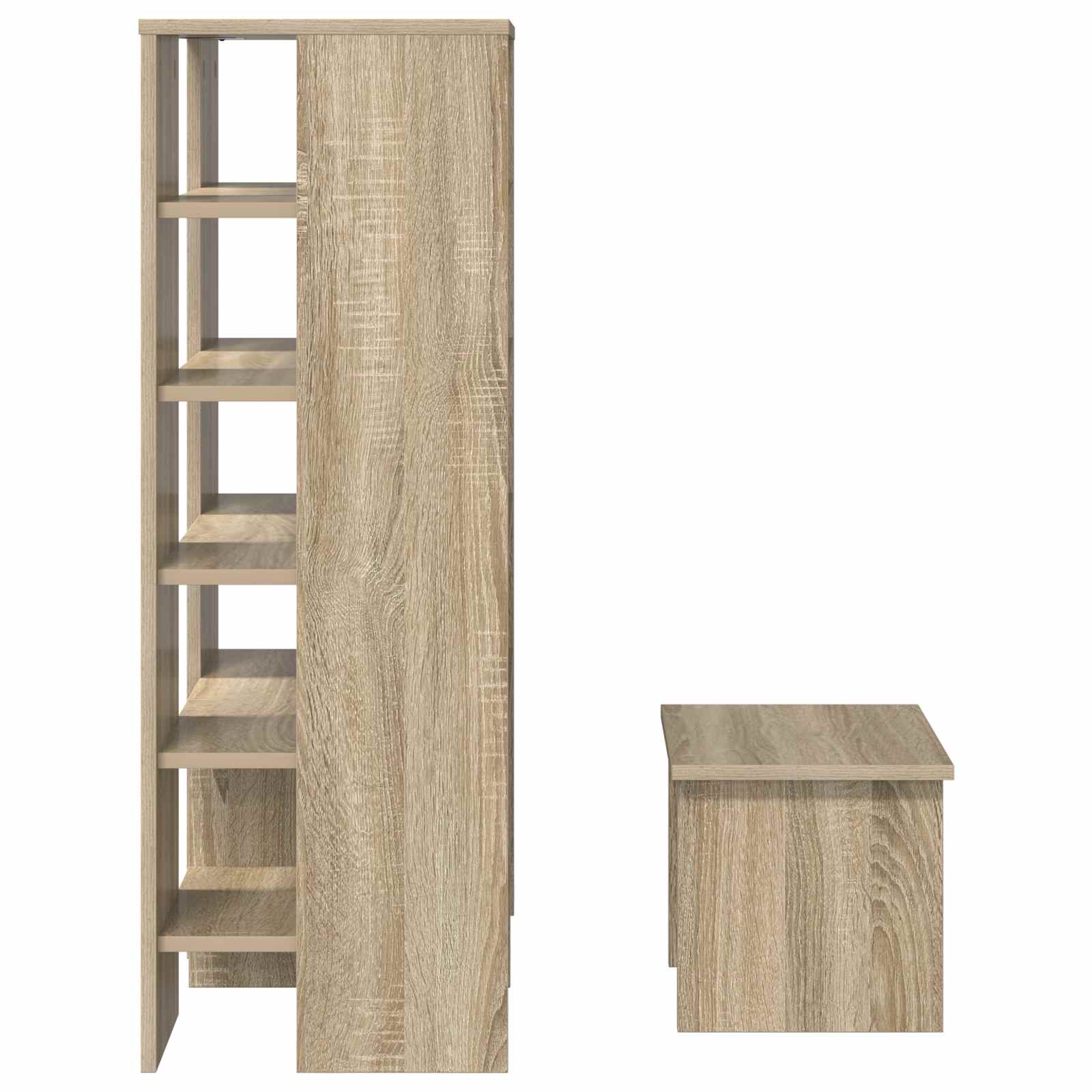 Mobile per scarpe 2 pz 62 x 35 x 100 cm Legno ingegnerizzato