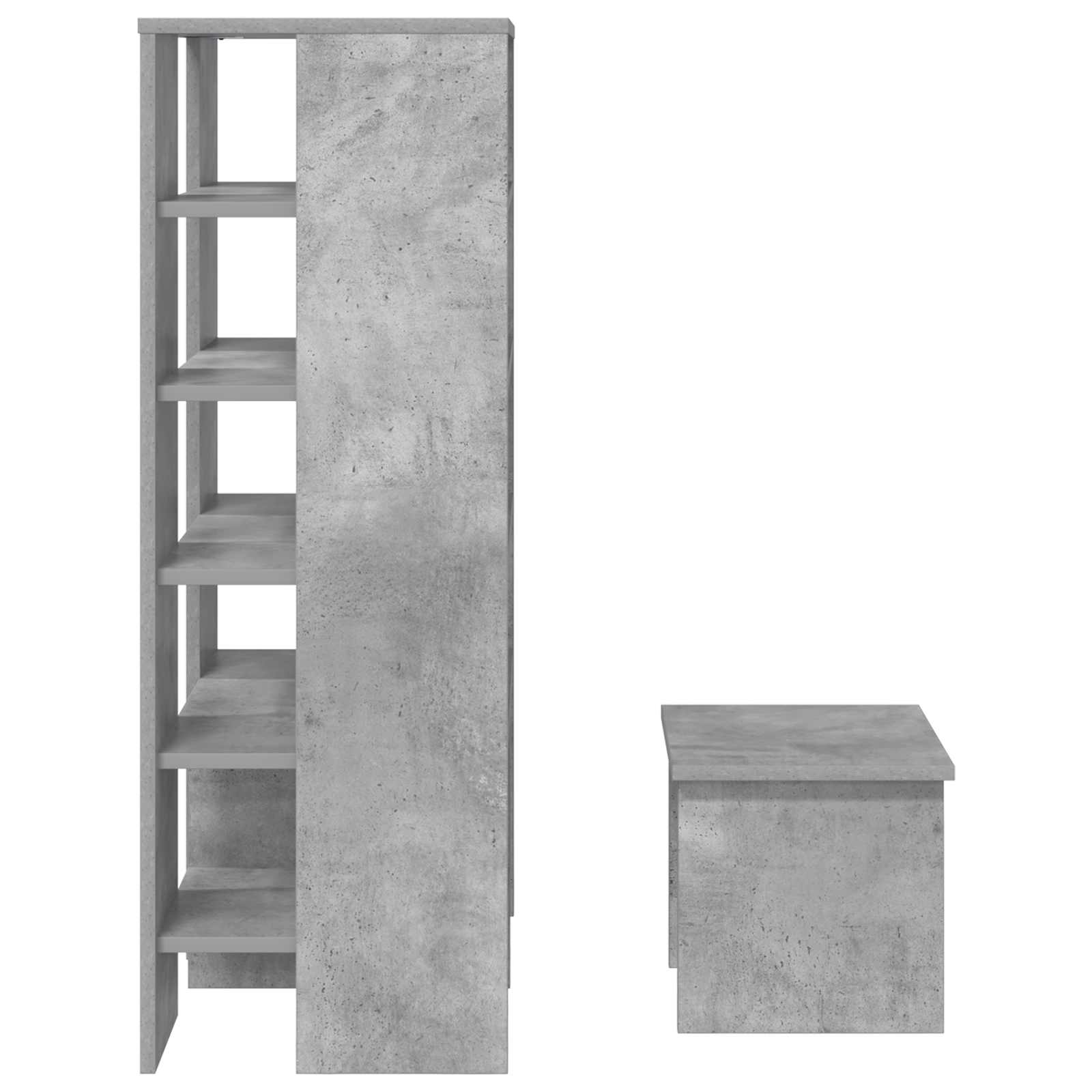 Mobile per scarpe 2 pz 62 x 35 x 100 cm Legno ingegnerizzato