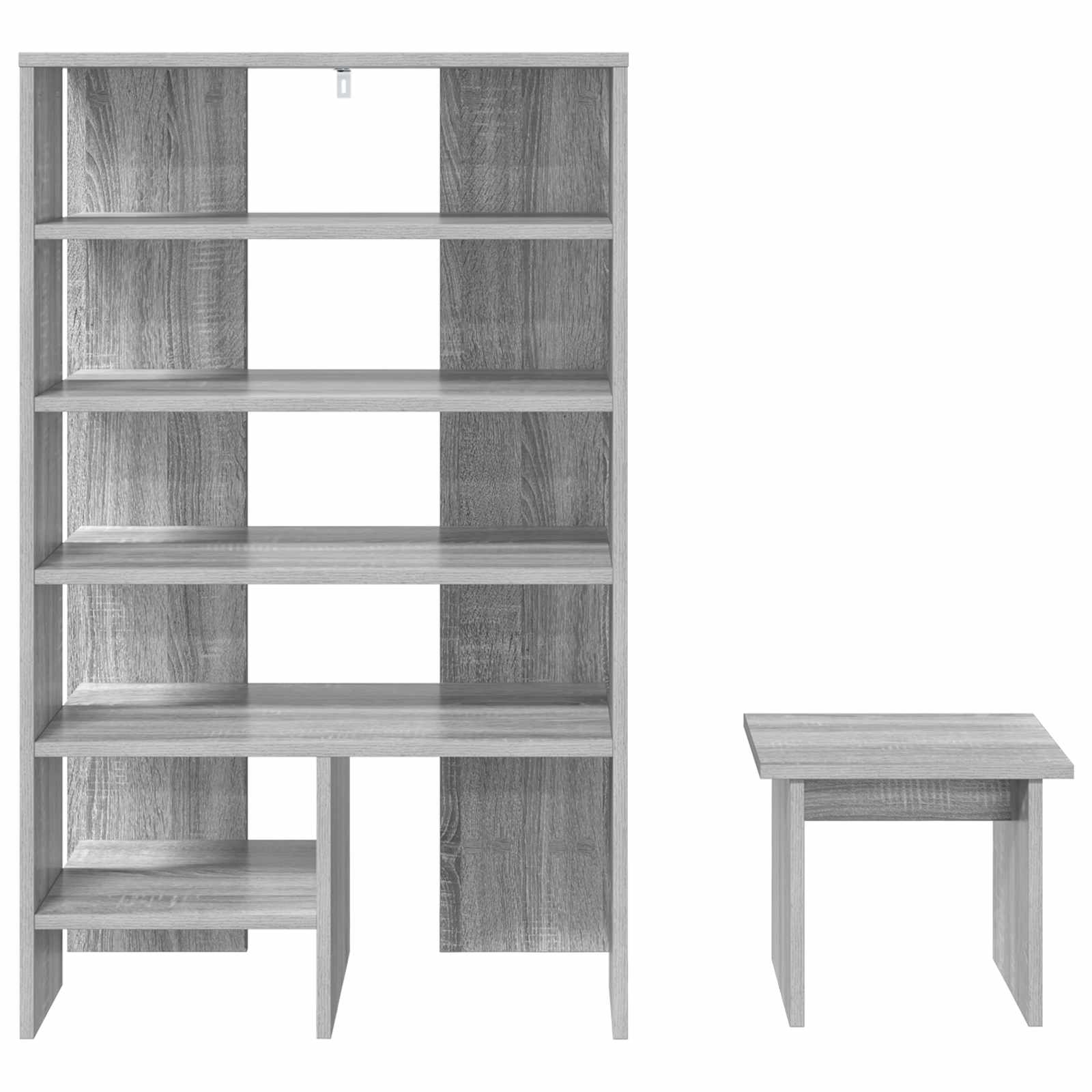 Mobile per scarpe 2 pz 62 x 35 x 100 cm Legno ingegnerizzato
