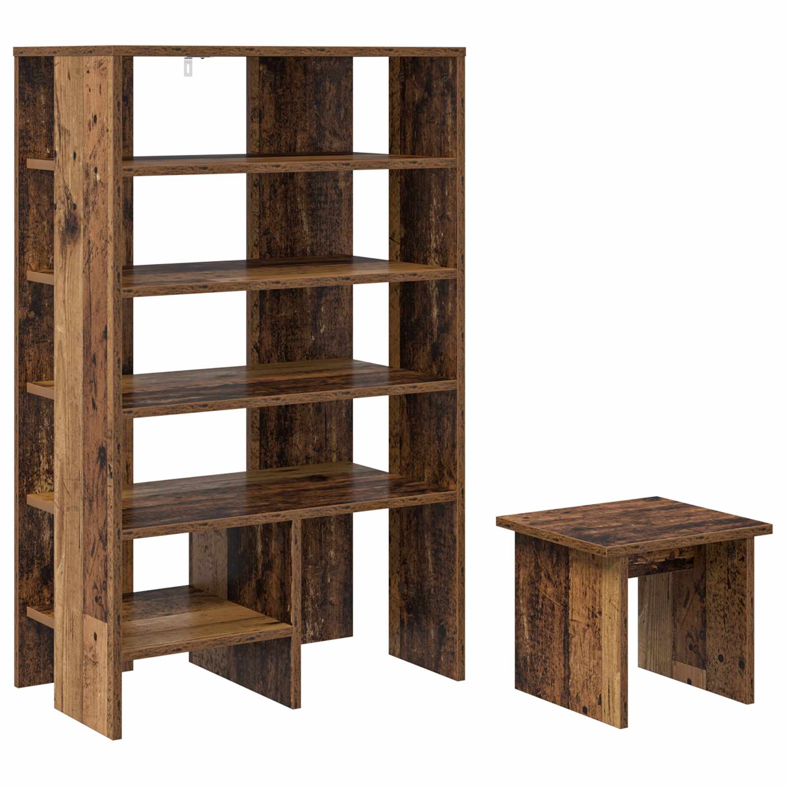 Mobile per scarpe 2 pz 62 x 35 x 100 cm Legno ingegnerizzato