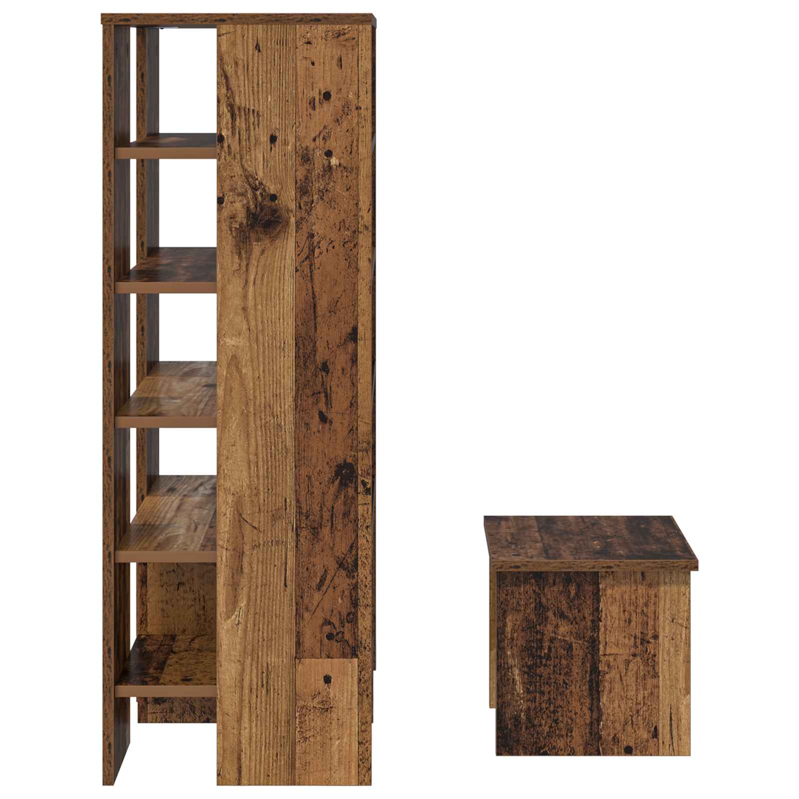 Mobile per scarpe 2 pz 62 x 35 x 100 cm Legno ingegnerizzato