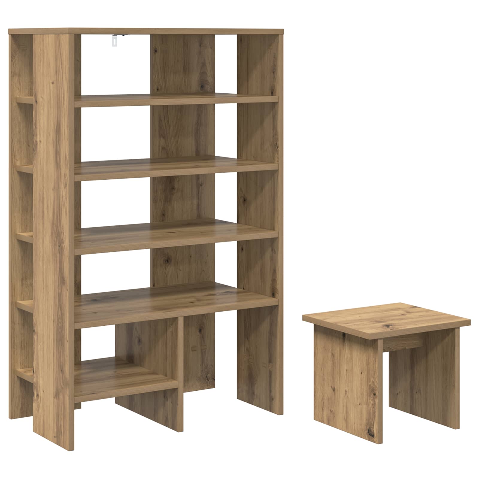 Mobile per scarpe 2 pz 62 x 35 x 100 cm Legno ingegnerizzato