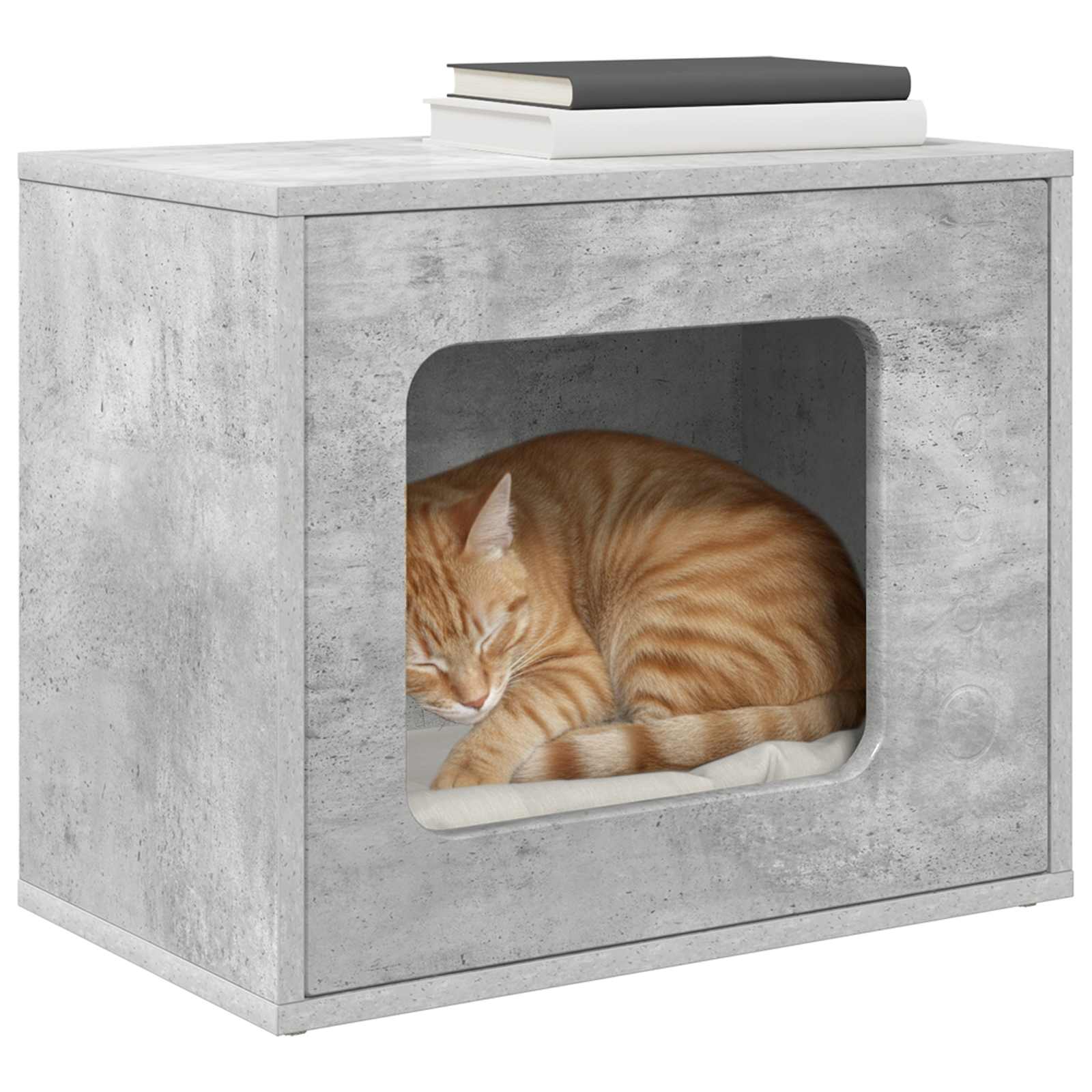 Casa per Gatti Calcestruzzo 51 x 30 x 42,5 cm