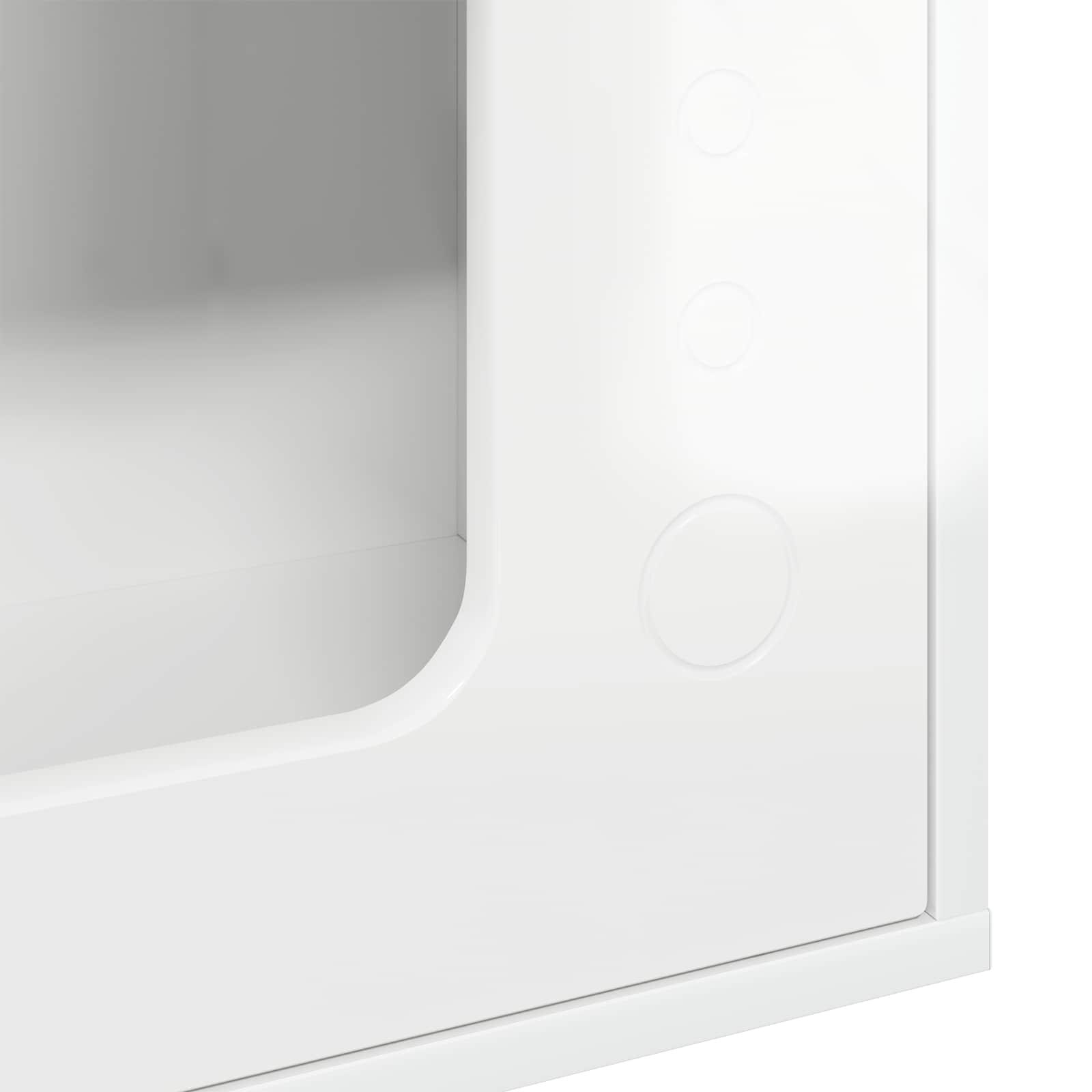 Casa per Gatti Bianco Lucido 51 x 30 x 42,5 cm