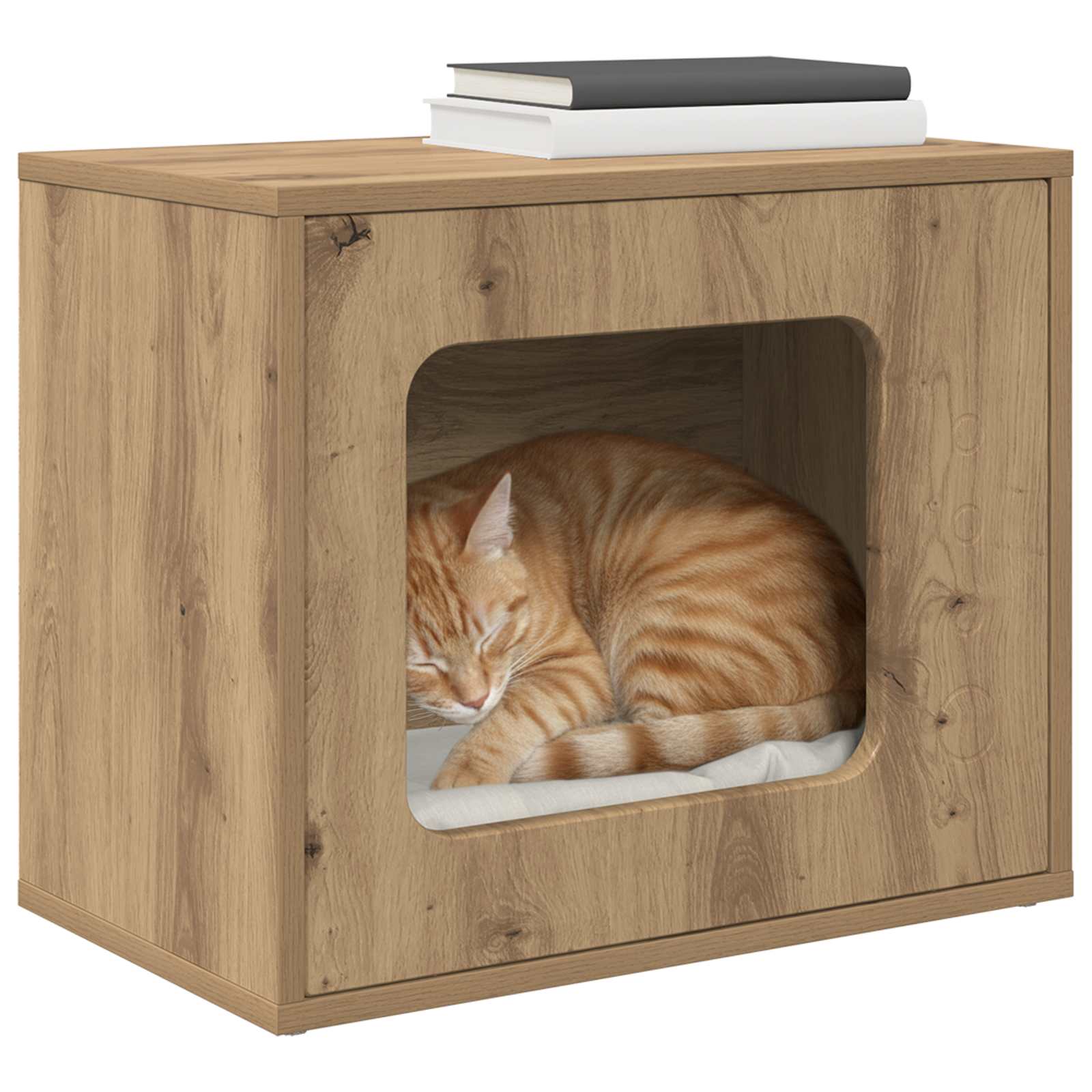 Casa per Gatti Rovere Artigianale 51 x 30 x 42,5 cm
