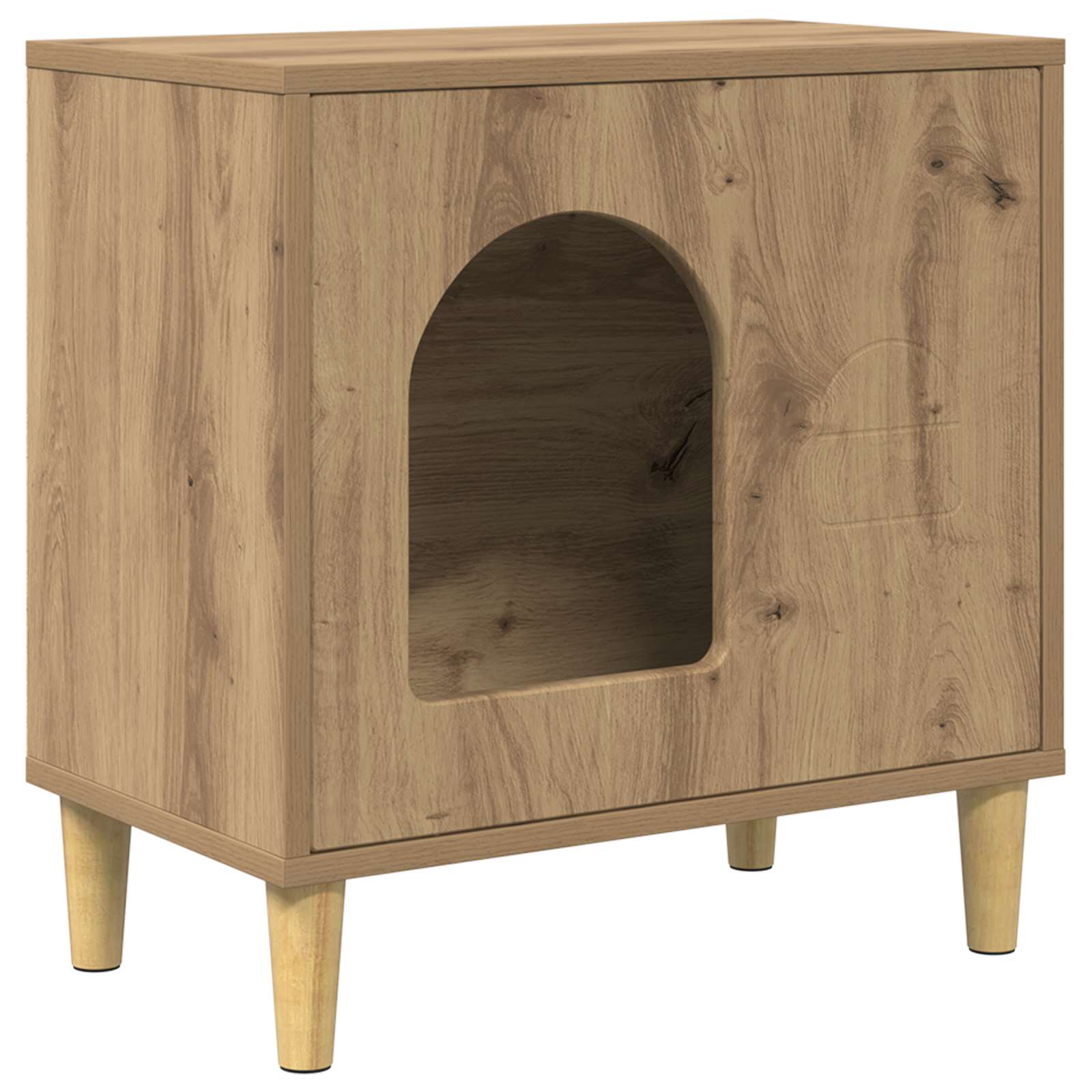 Casa per Gatti Rovere Artigianale 51 x 30 x 52 cm