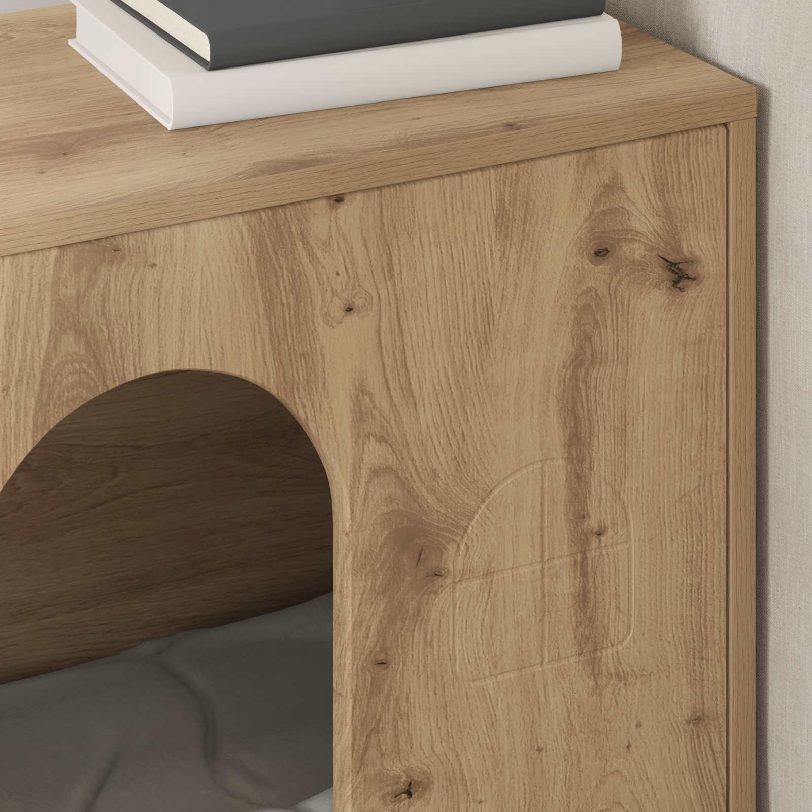 Casa per Gatti Rovere Artigianale 51 x 30 x 52 cm