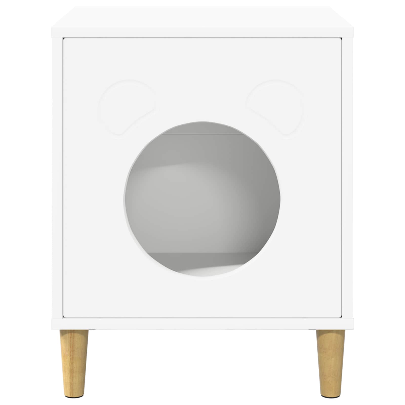 Casa per Gatti Bianco 42,5 x 40 x 53 cm Legno ingegnerizzato