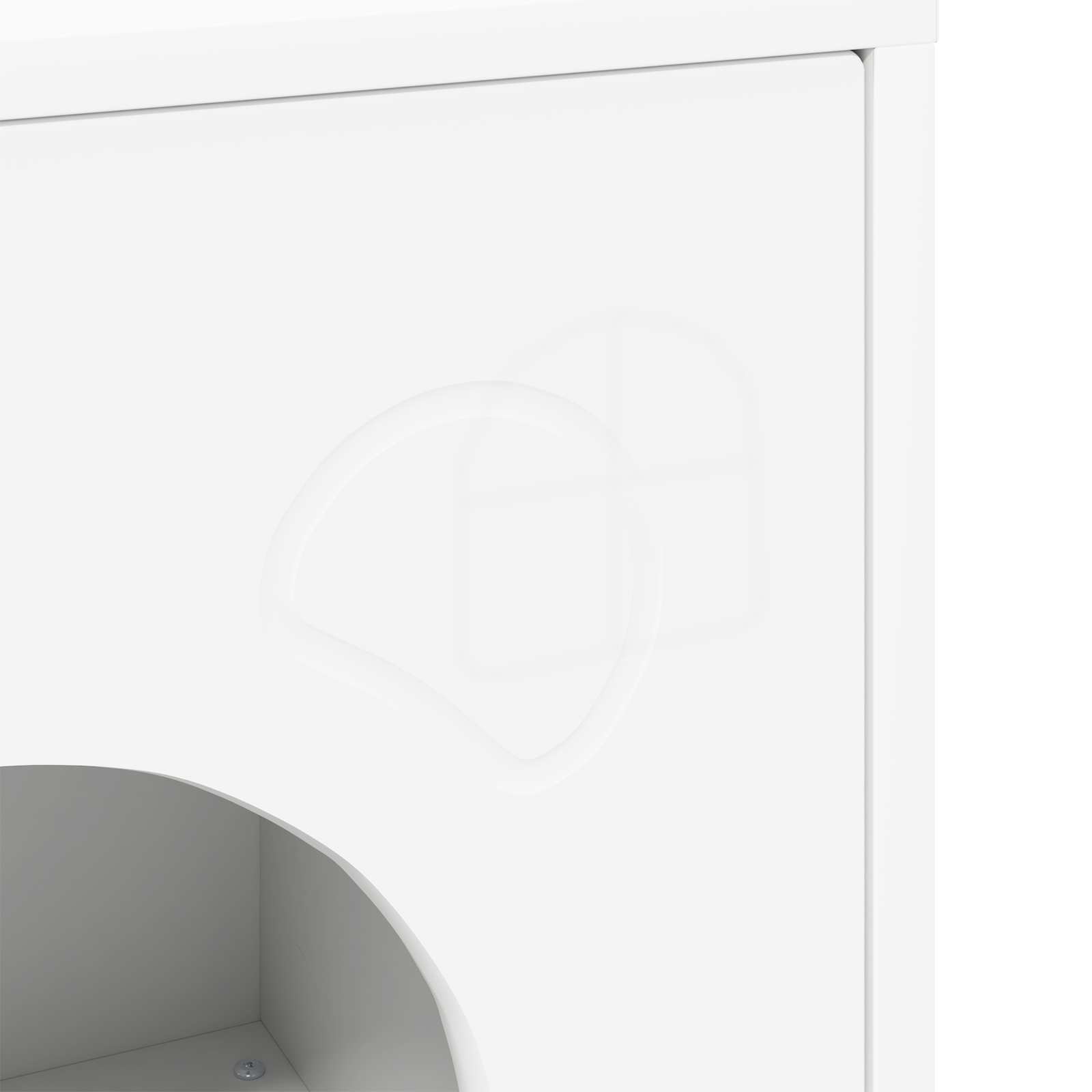 Casa per Gatti Bianco 42,5 x 40 x 53 cm Legno ingegnerizzato