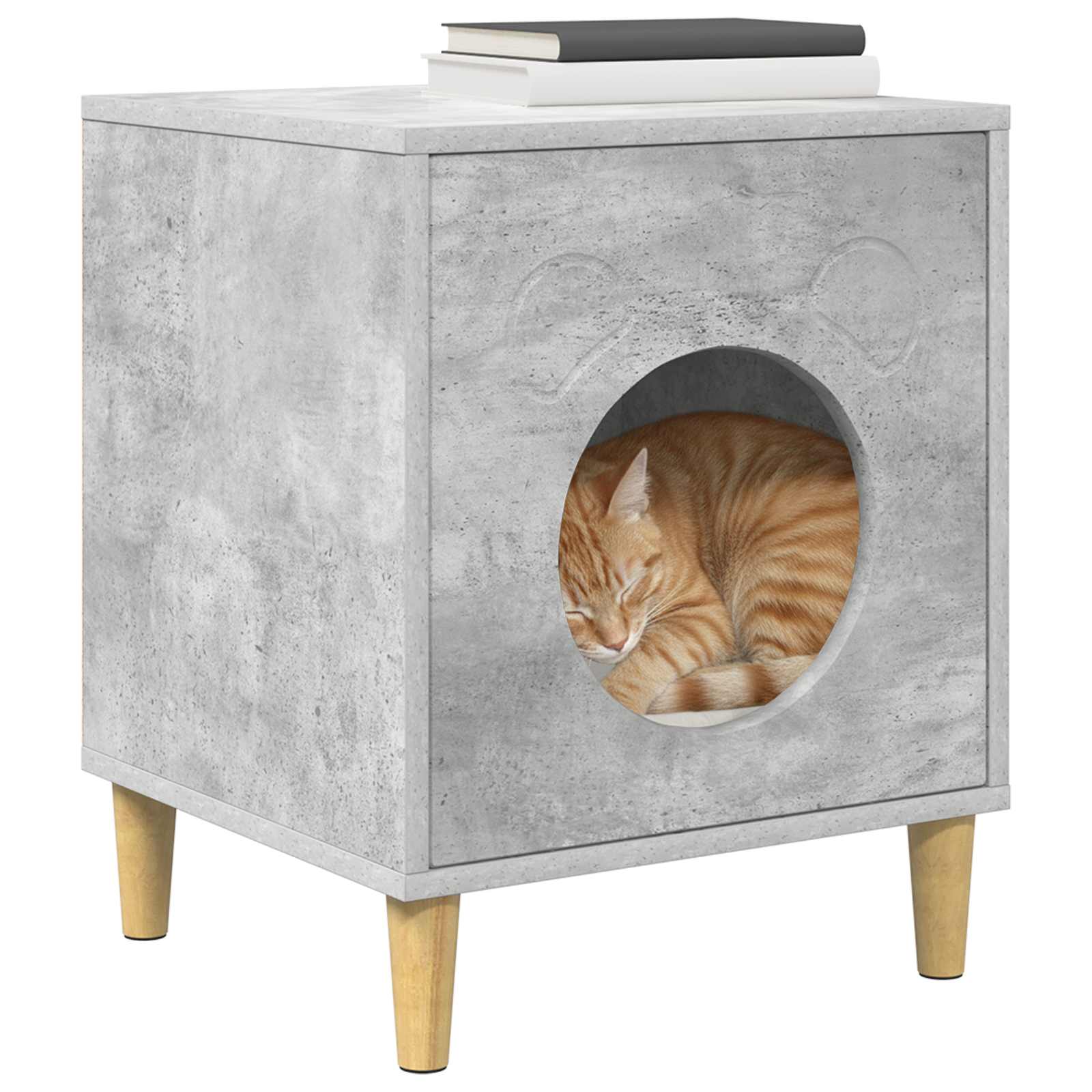 Casa per Gatti Calcestruzzo 42,5 x 40 x 53 cm